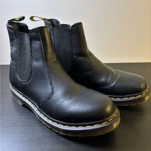 Dr. Marten's Women's Black/Leather Casual Ankle Slip On Boots Size 10